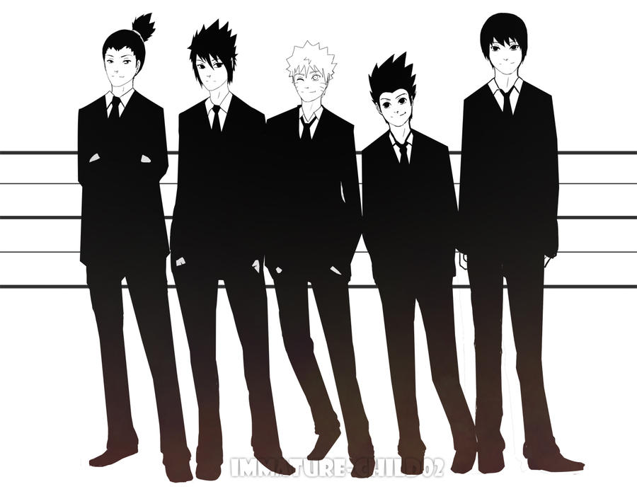 Naruto- Men In Black by Immature-Child02 on DeviantArt