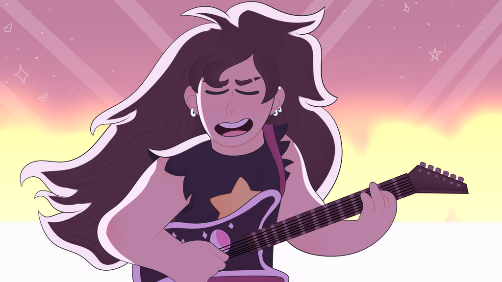I loved drawing this, the background was fun, so was the guitar This is a frame redraw, original frame is sta.sh/0187i6vmcs8g Art - 0range-Citrus  Character - Greg from Steven Universe Or...