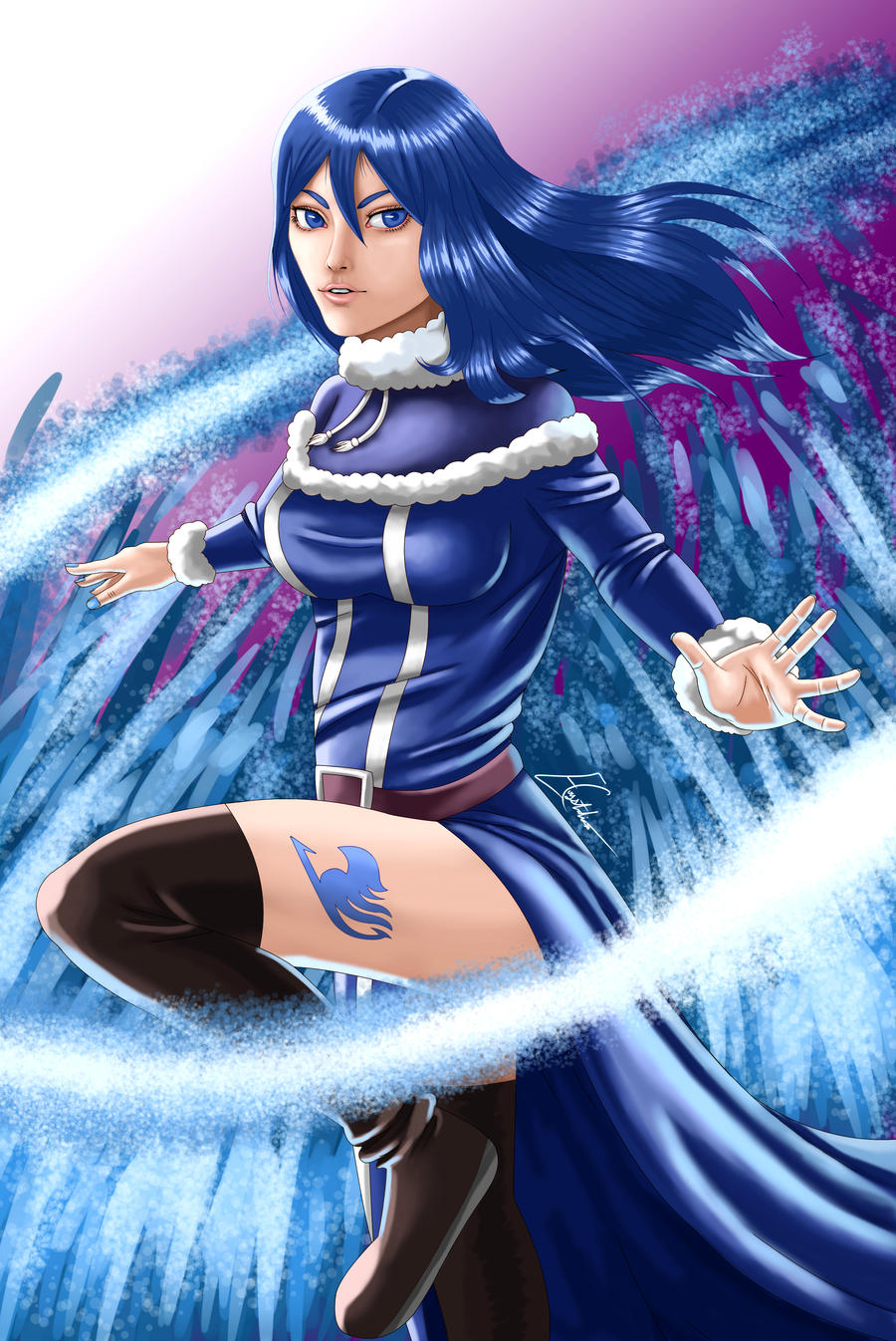 Juvia the Water Mage by ECrystalica on DeviantArt