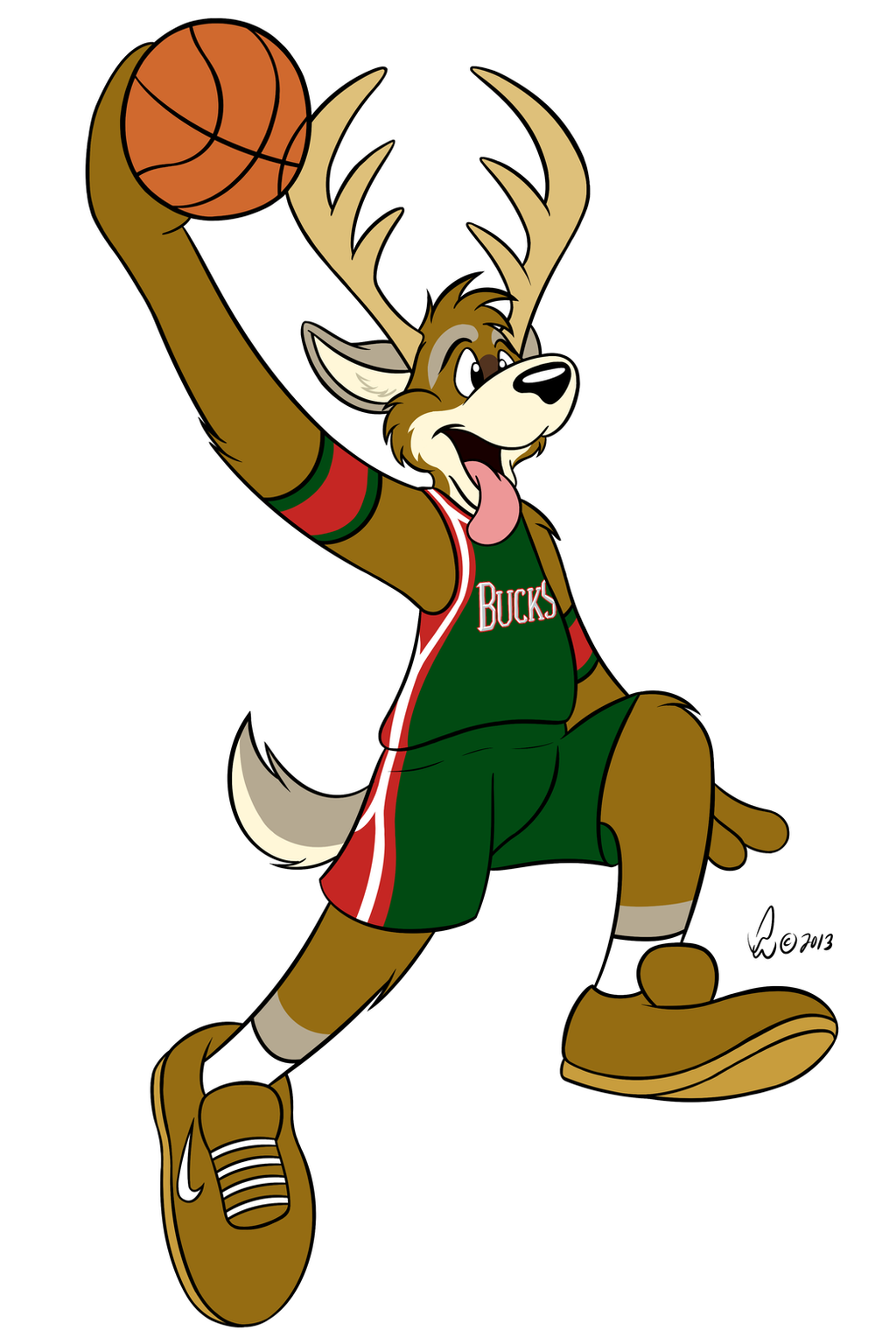NBA Mascots - Bango the Buck by Bleuxwolf on DeviantArt