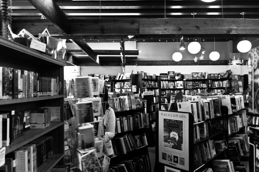 Image result for the bookshop black and white
