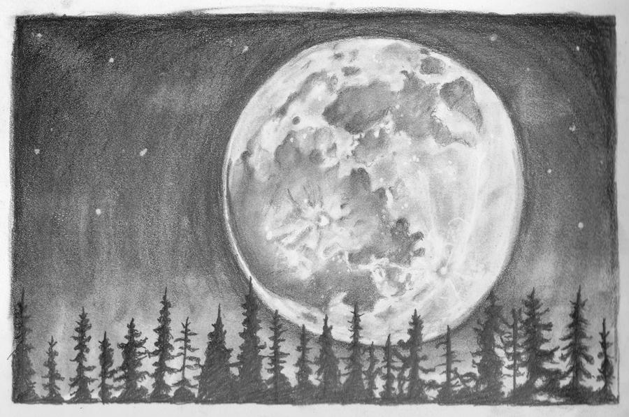 Moon SKetch by eldon14 on DeviantArt