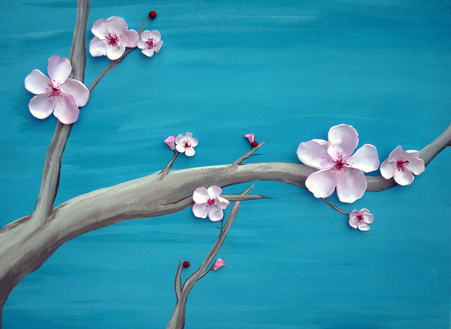 3d cherry blossom painting 1 by sheratosh on DeviantArt