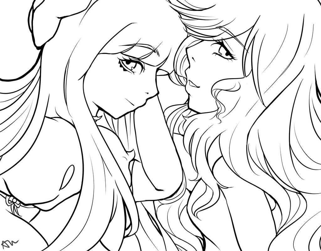 Panty and Stocking LineArt by Azuyuu on DeviantArt