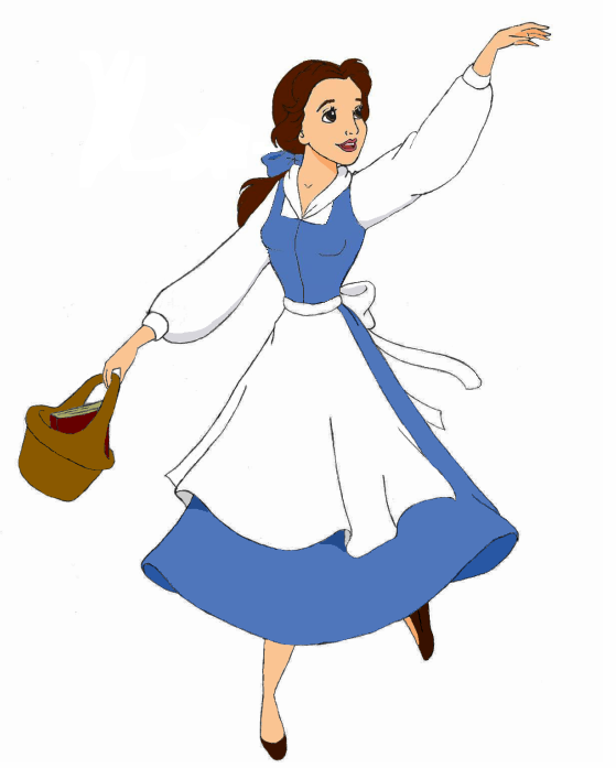 Belle Colored by siquia on DeviantArt