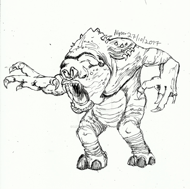 Rancor Coloring Pages Coloring Pages