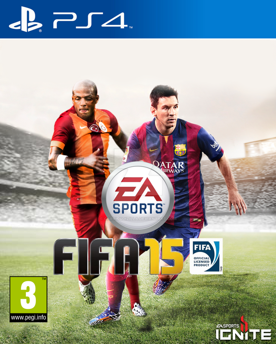 FIFA 15 PS4 R2 Cover Messi Melo by carricudizilla on DeviantArt