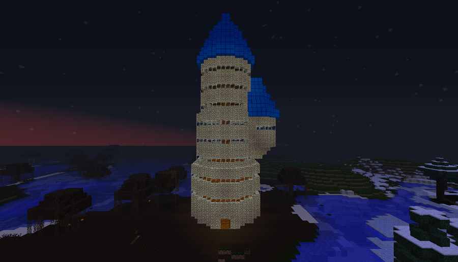 Minecraft Wizard Tower by DragonHybridx on DeviantArt