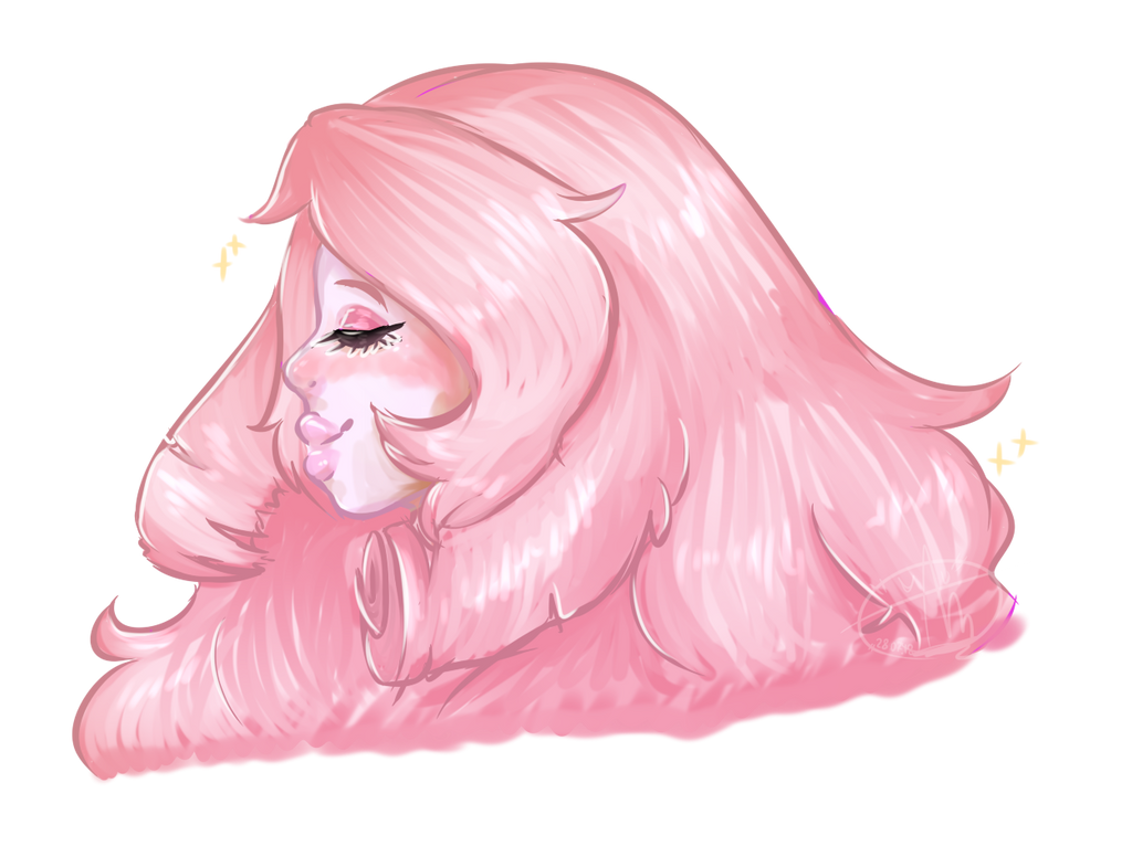 idk whats write here haha just Rose from Steven Universe ~~~~~~~~~ program;; Paint Tool Sai tablet;; huion new 1060 plus ~~~~~~~~~ (testing new style)