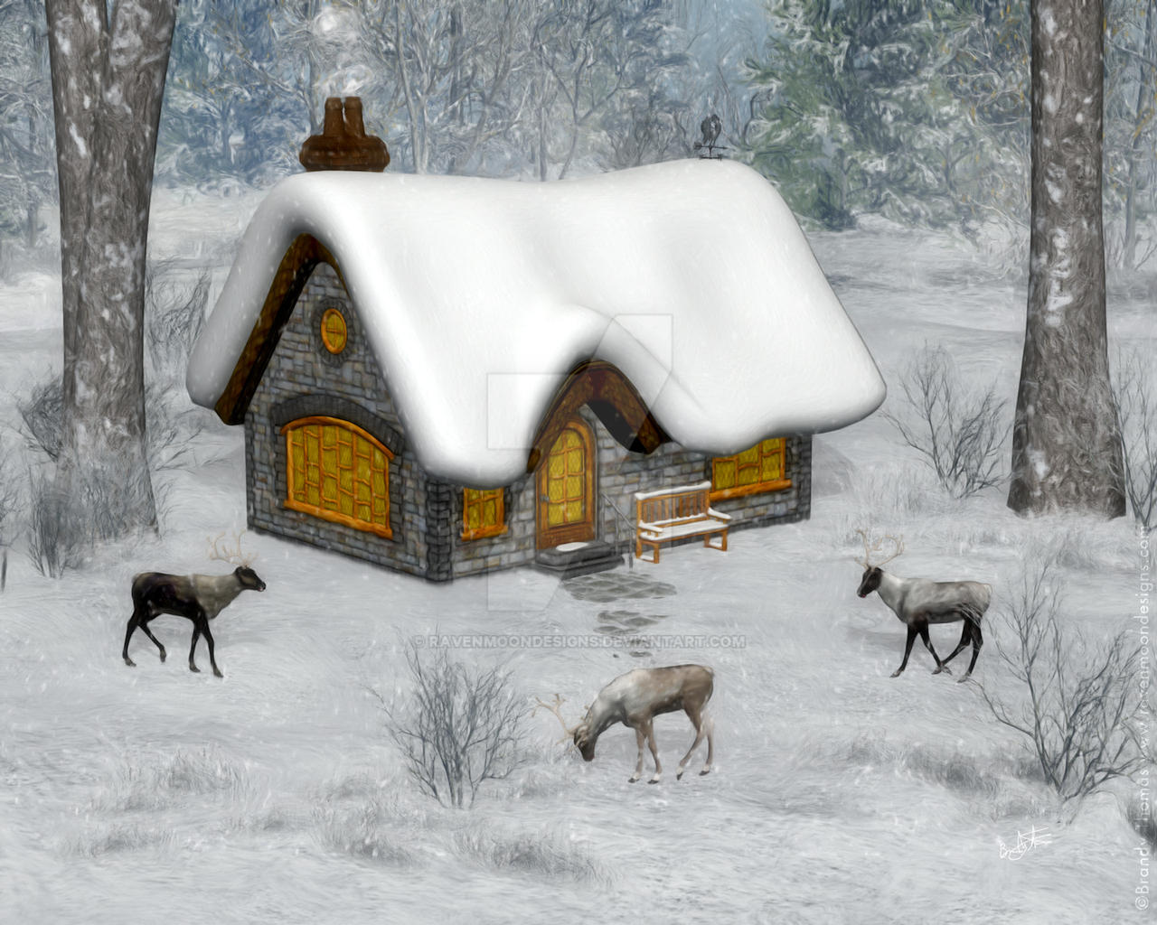 Winter Serenity by RavenMoonDesigns on DeviantArt