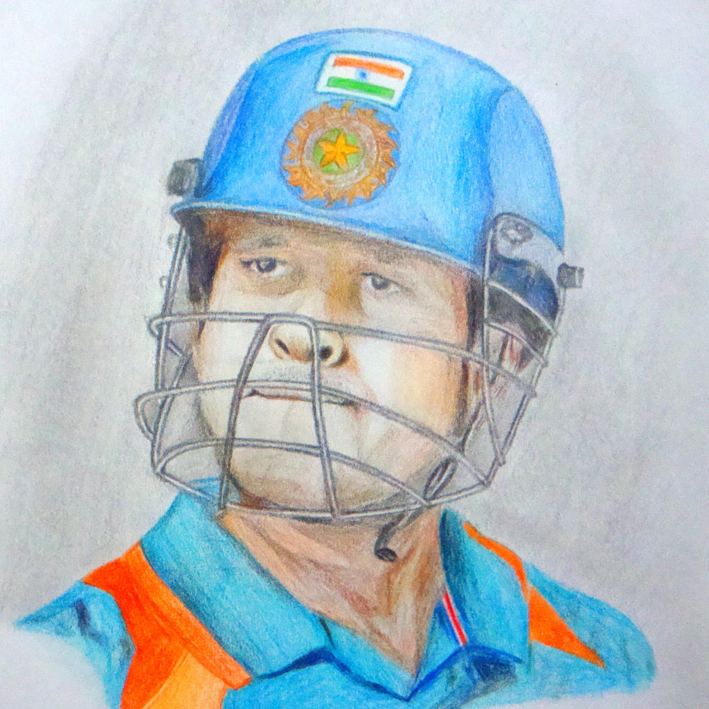 Pencil Drawing of Sachin Tendulkar by srpillai on DeviantArt