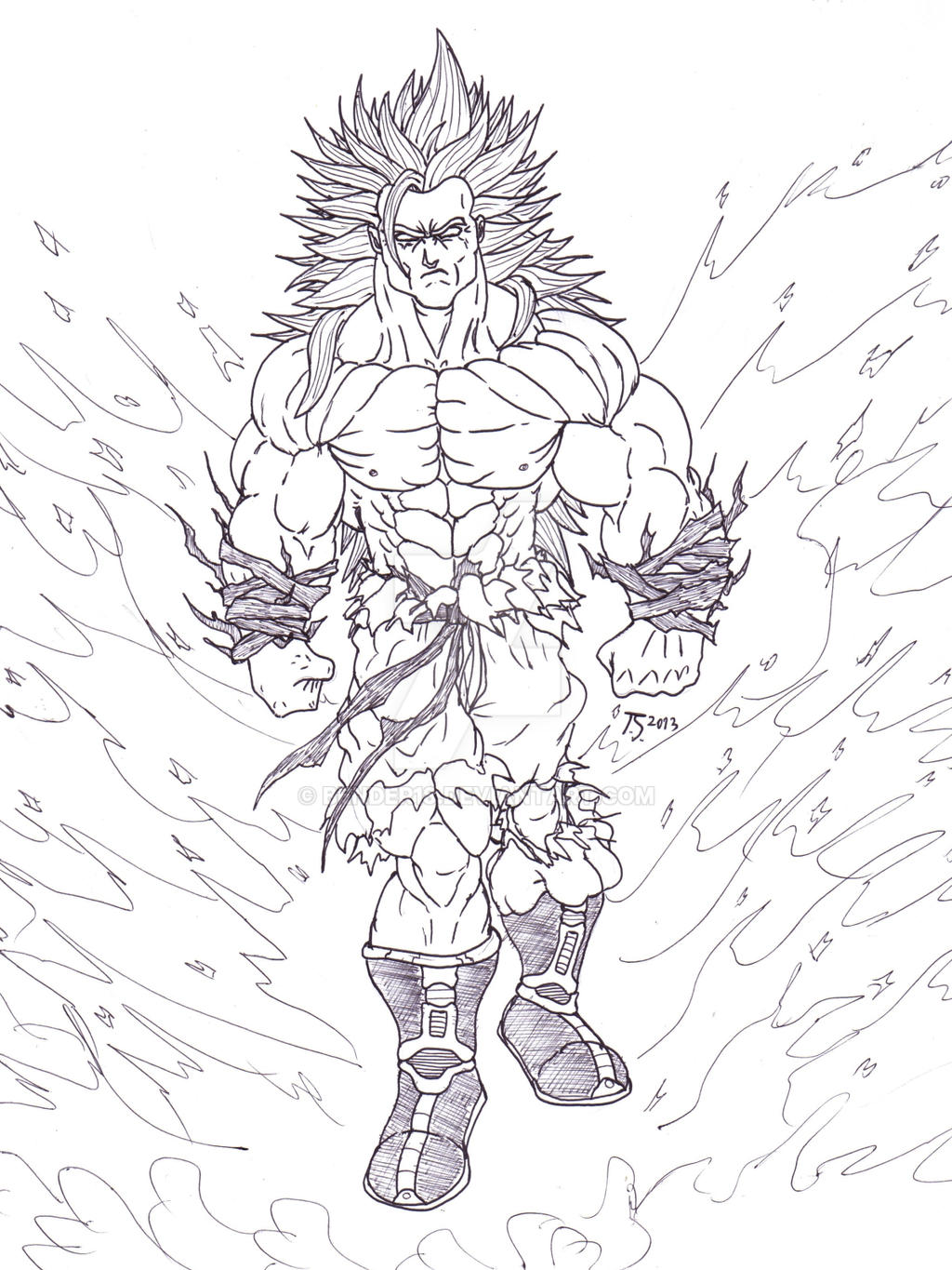 Super Saiyan God Goku by Bender18 on DeviantArt
