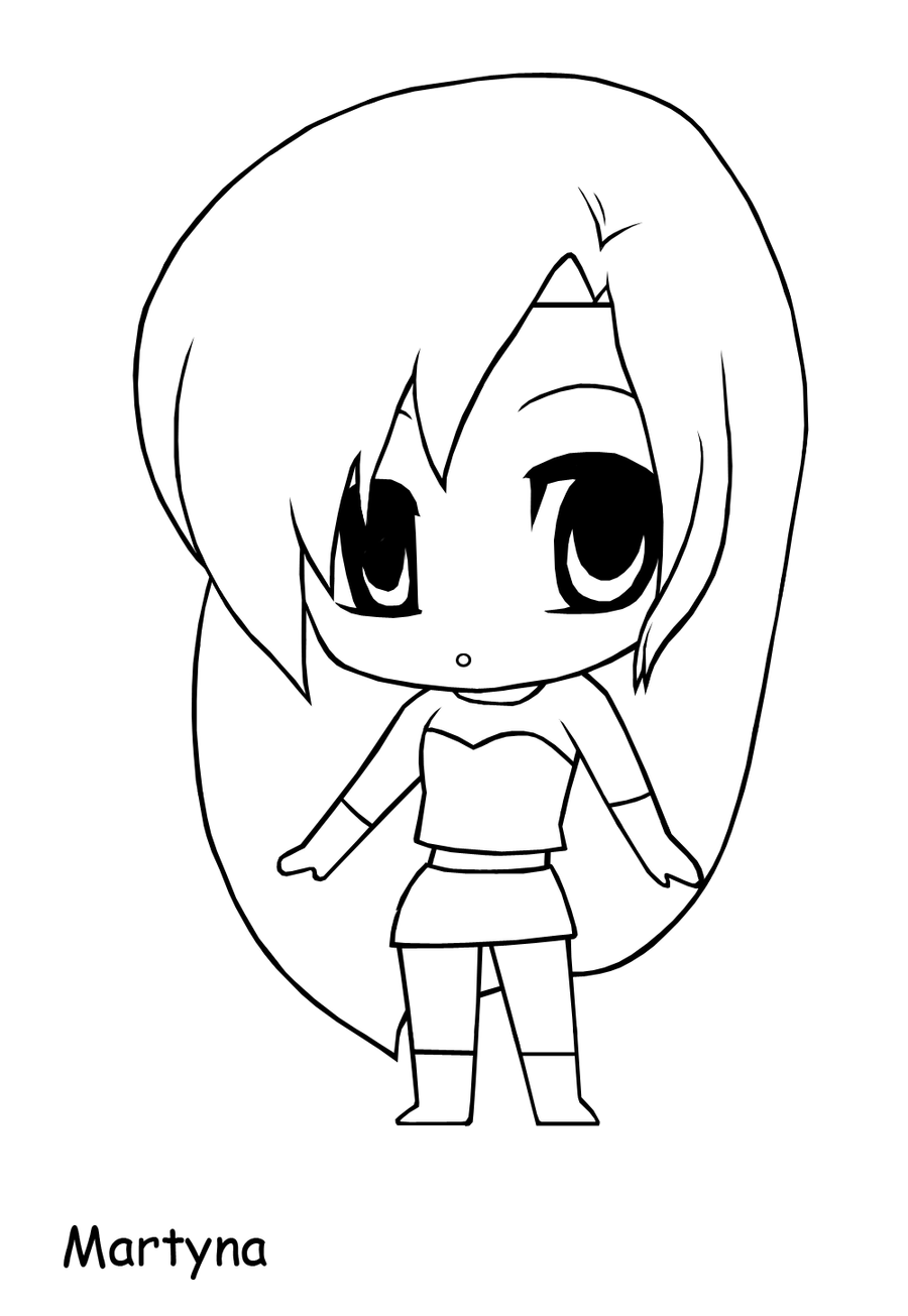 Download Lineart: Chibi Martyna by The-PirateQueen on DeviantArt