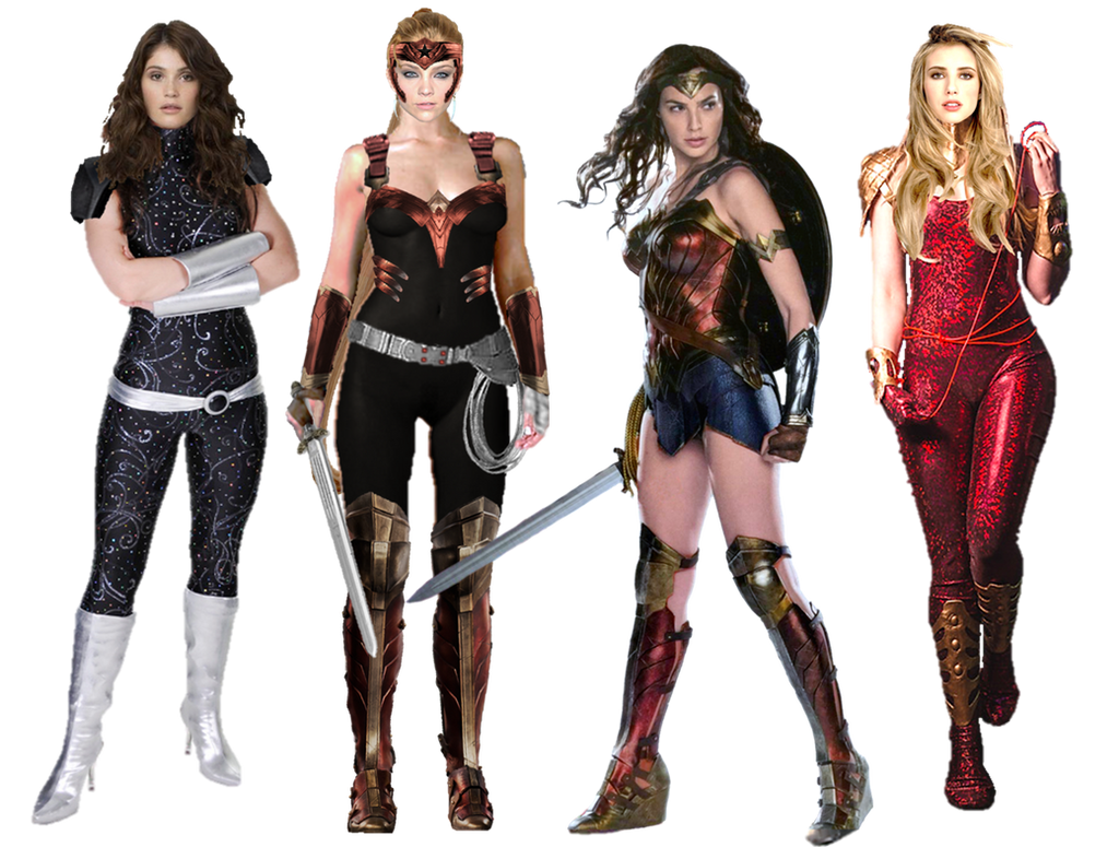 DC Amazons Donna, Artemis, Diana and Cassie by gasa979 on DeviantArt