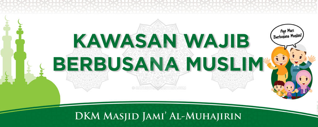 Banner Baju Muslim - Voal Motif