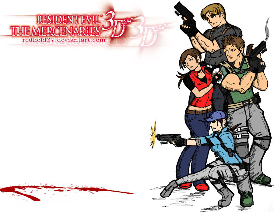 Resident Evil 3D Mercenaries by redfield37 on DeviantArt