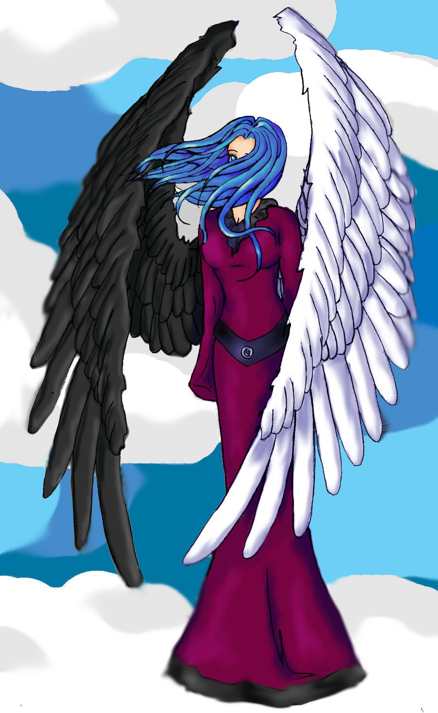 Fallen angel-colored by alyx-sama on DeviantArt