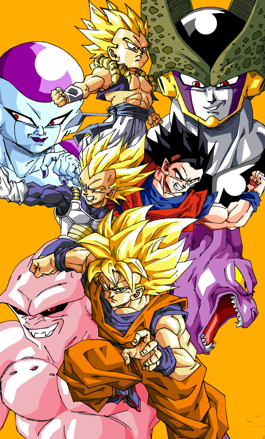 Dragon Ball Z Heroes and Villains by wesleygrace58 on ...