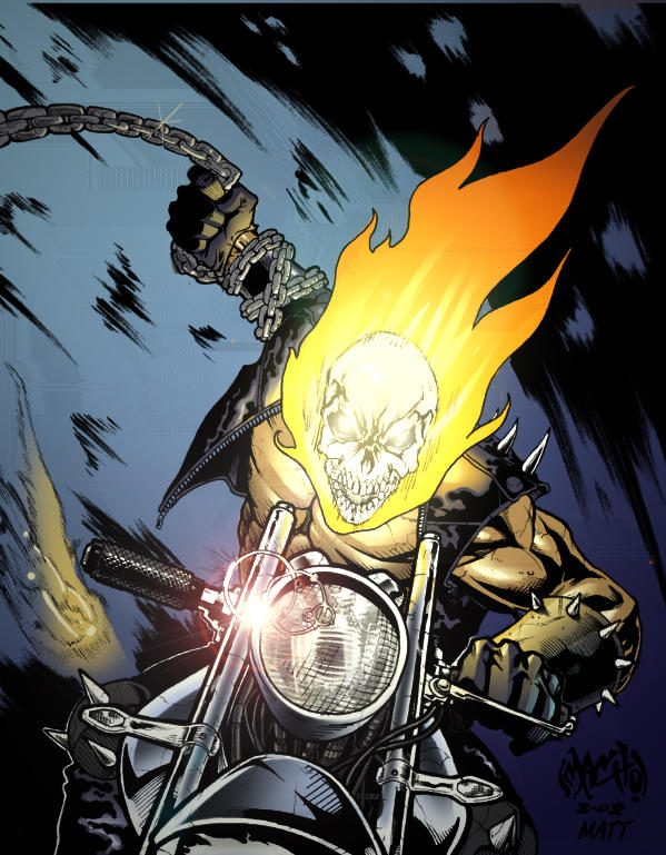 Ghost Rider Colors by scupbucket on DeviantArt