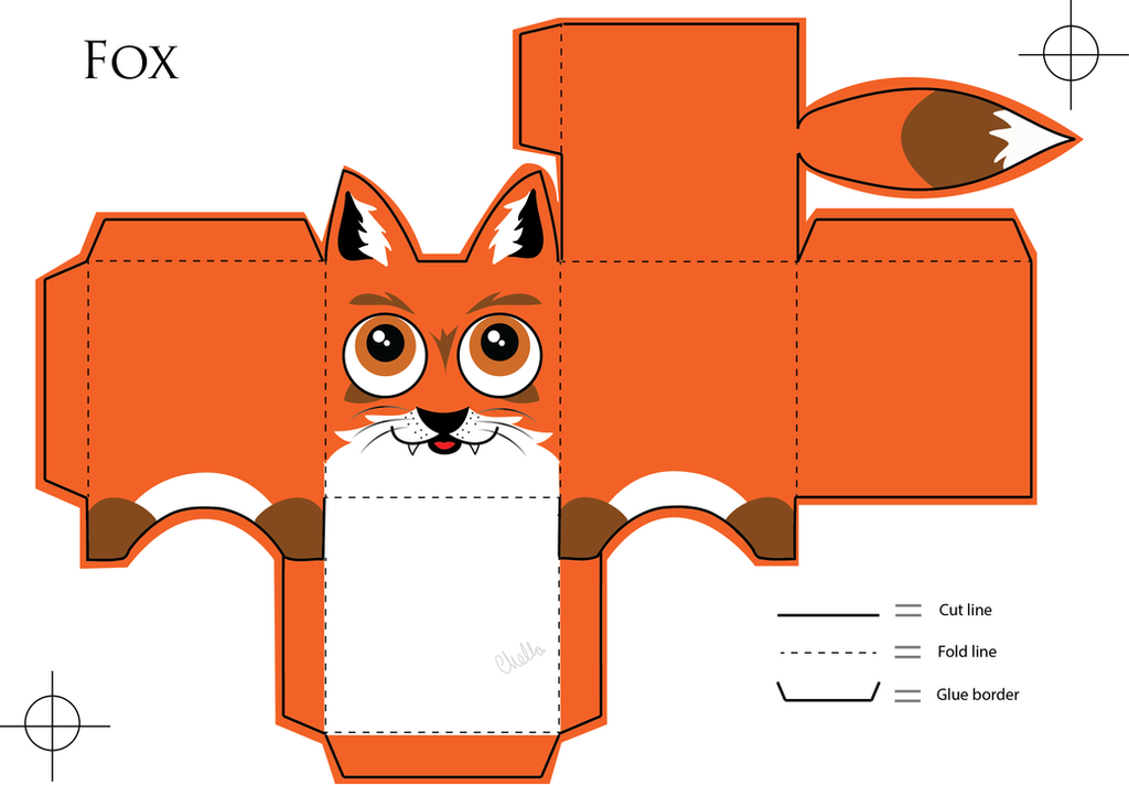 Fox Paper Craft by Veavictis on DeviantArt