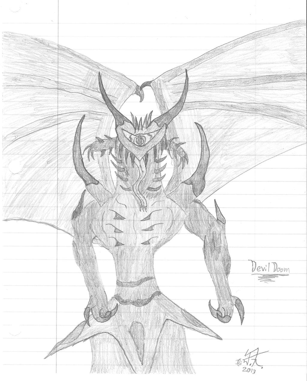 Devil sketchbook art