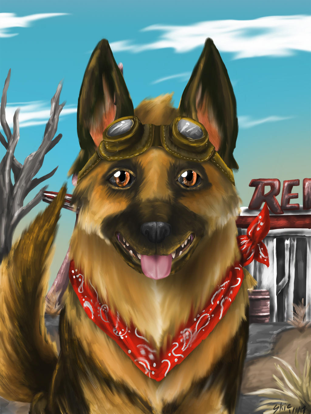Dogmeat-Fallout 4 by xenomorphfury161 on DeviantArt