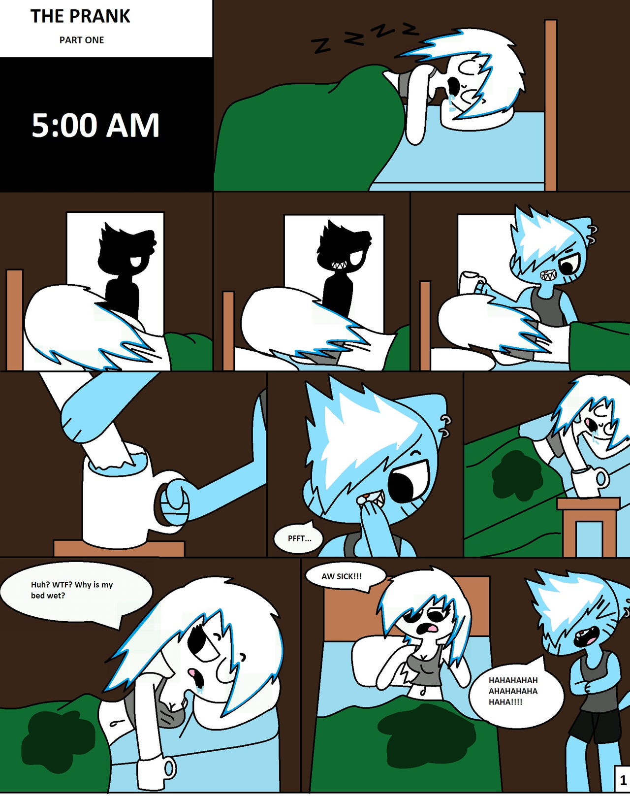 The Prank Part One Comic By Zombieray10 On Deviantart