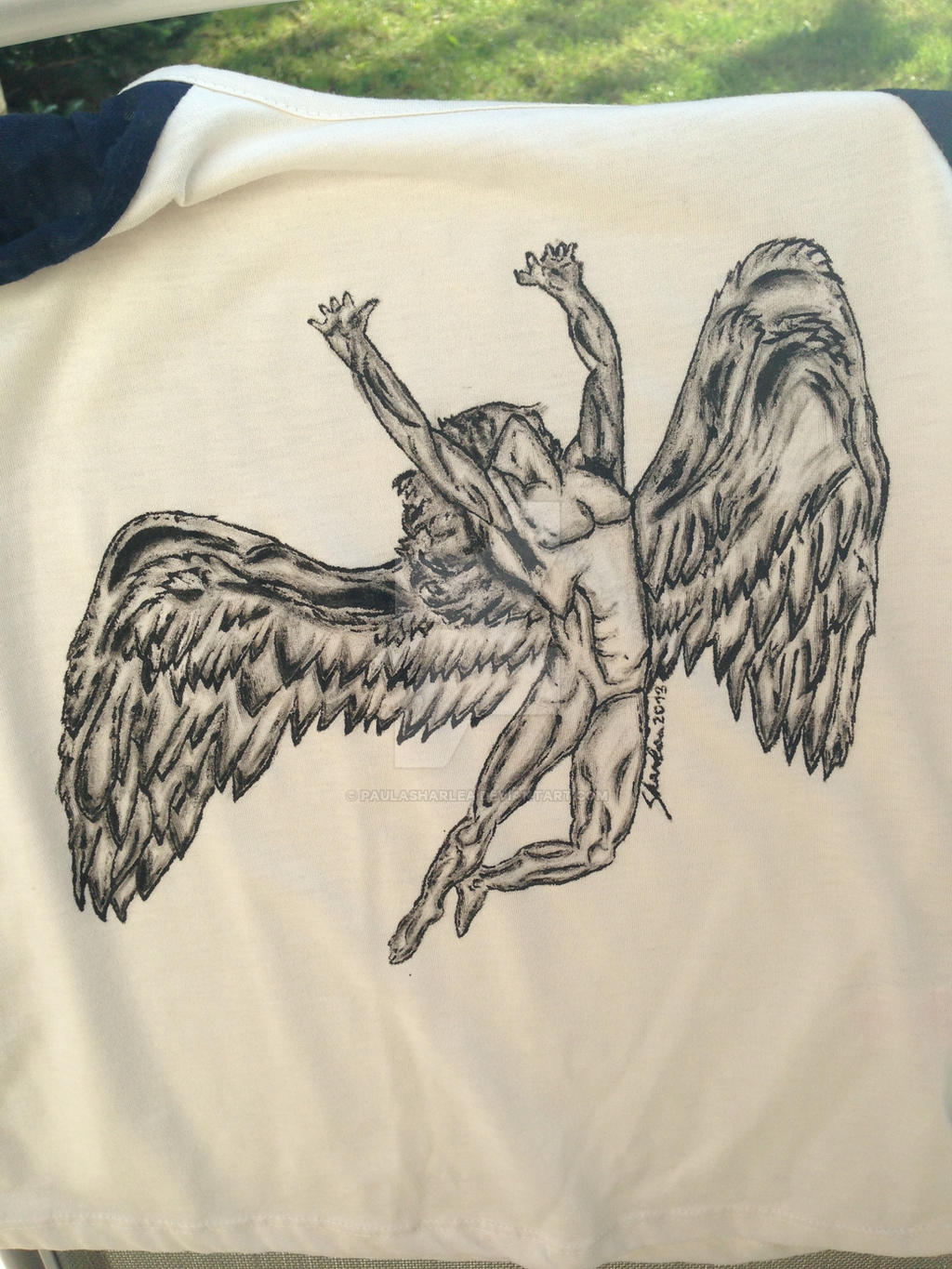 Led Zeppelin Angel Shirt by paulasharlea on DeviantArt