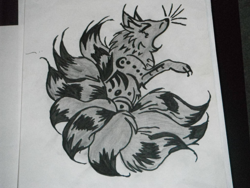 Kitsune Sketch by OlaMishaMigo on DeviantArt