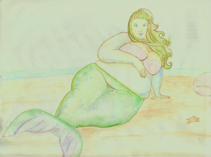 Big Sexy Mermaid by mollygrace