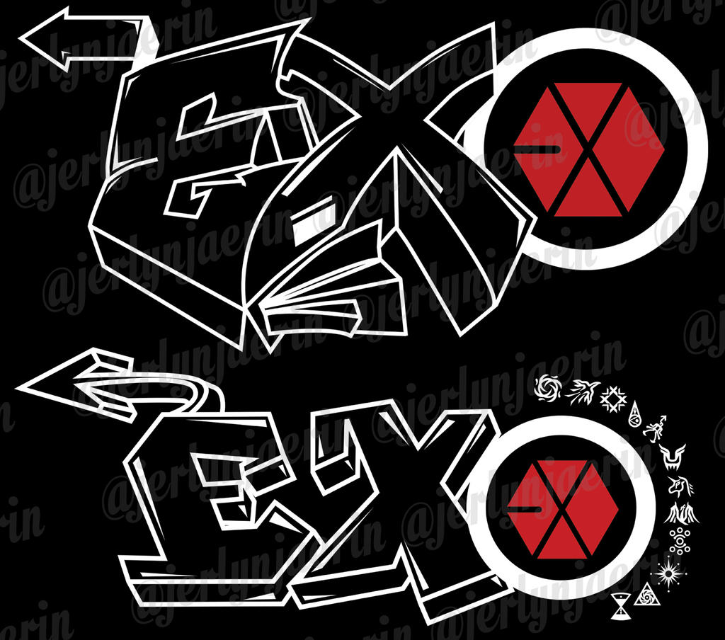  Gambar Exo Graffiti Jerlyn92 Deviantart Gambar Logo di 