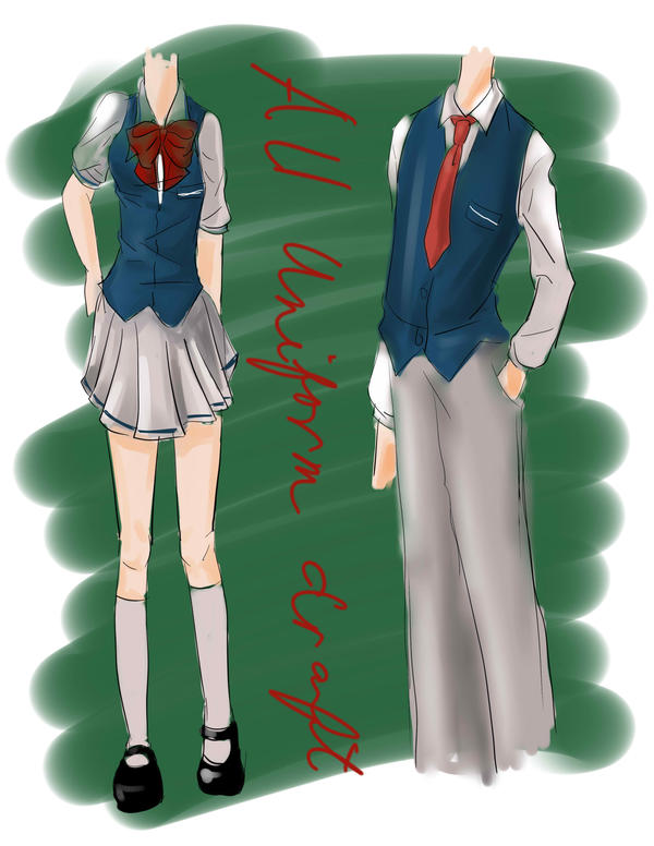 Anime University Uniform by Batiambok on DeviantArt