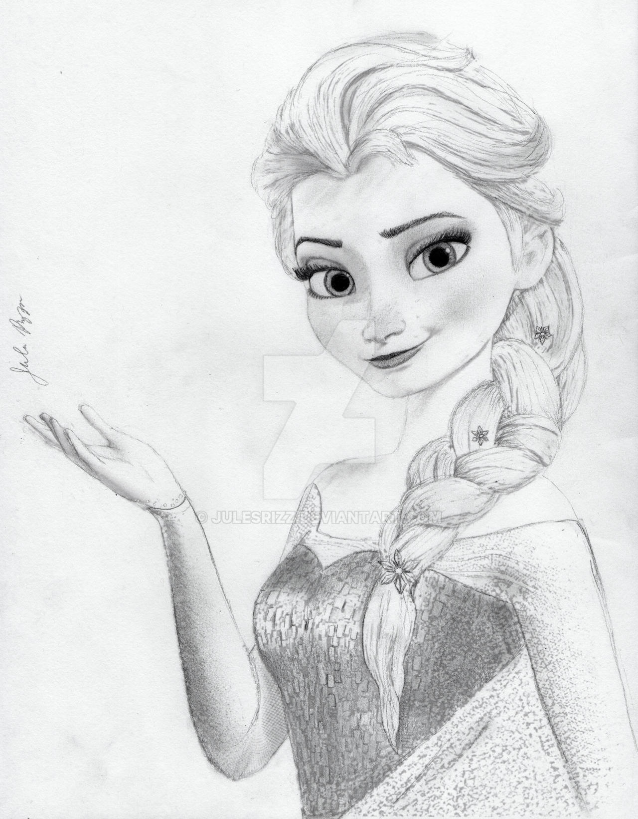 Elsa from Disney's Frozen by julesrizz on DeviantArt