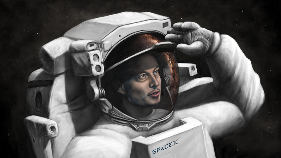 Elon Musk Portrait by Lewis3222 on DeviantArt