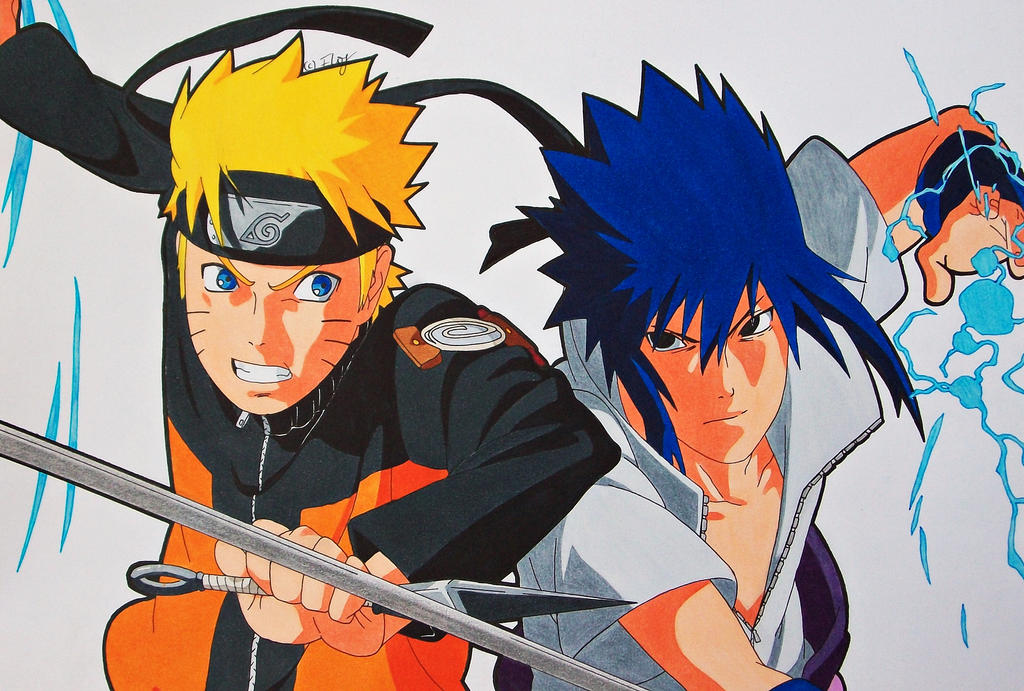 Rivalry - Naruto vs Sasuke! by SakakiTheMastermind on DeviantArt