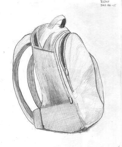 Sketch of backpack by amarao-san on DeviantArt