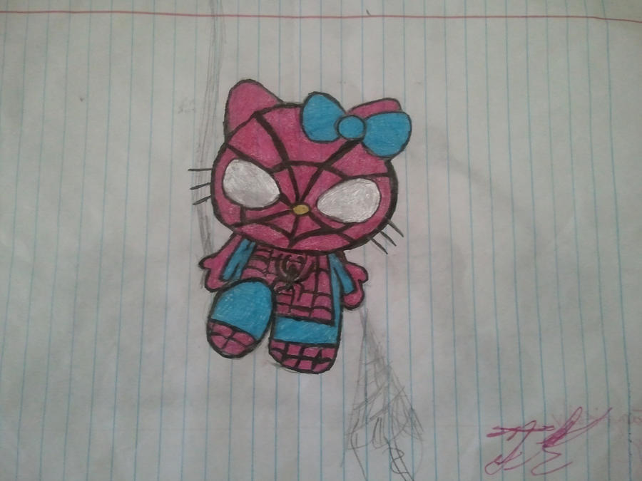 hello kitty spiderman by Pixie-Sticks-OuO on DeviantArt