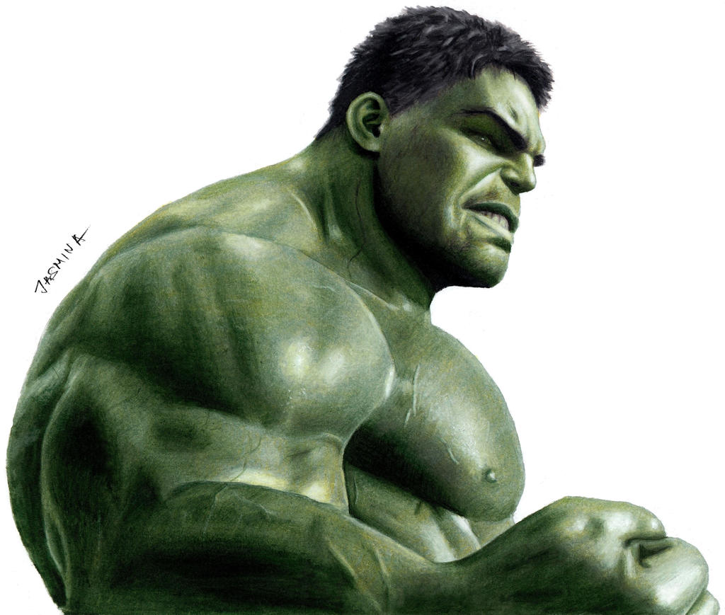 Colored pencil drawing of Hulk in Thor: Ragnarok by ...