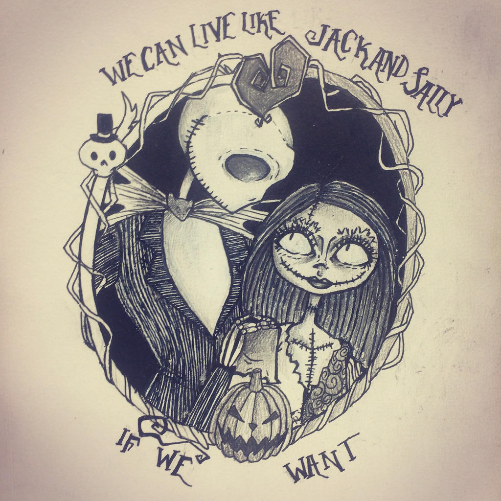 Jack and Sally by oxVictoriquexo on DeviantArt