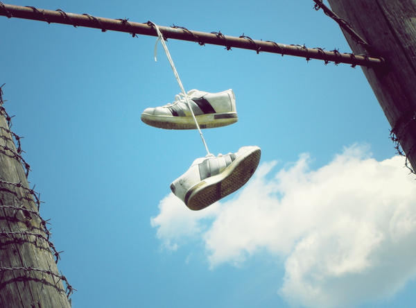 hanging shoes 2 by camera-addiction on DeviantArt
