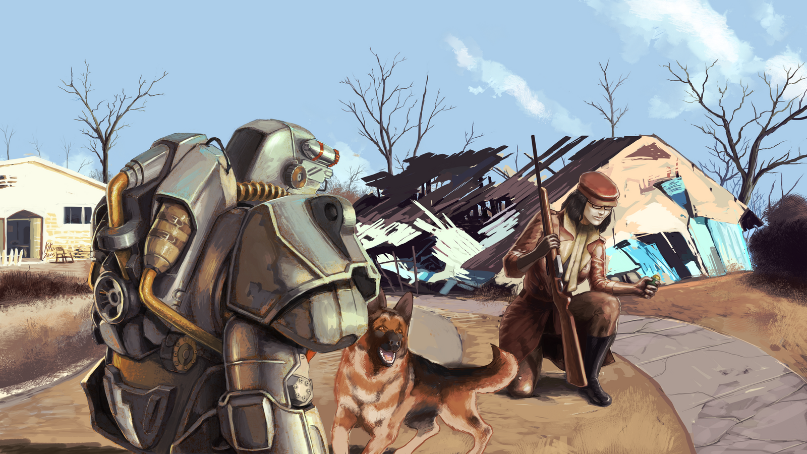Fallout 4 Traveling by EnriqueNL on DeviantArt