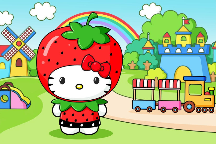 Strawberry Hello Kitty by RaspberryKiwi on DeviantArt