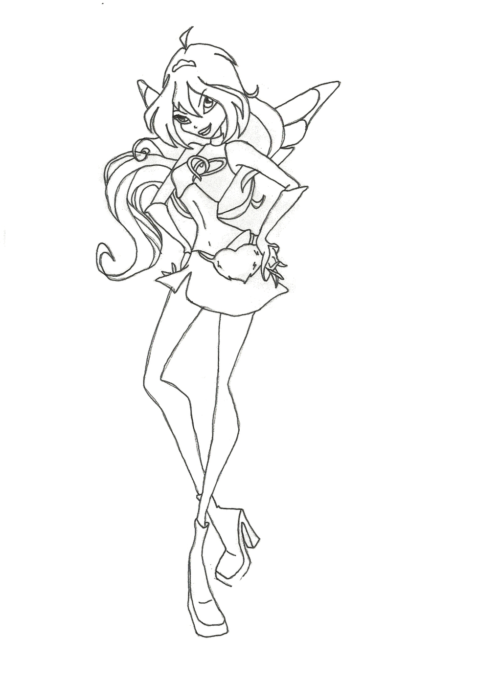 Winx Club Charmix Bloom coloring page by winxmagic237 on DeviantArt