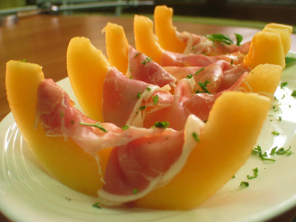 Melone Mit Prosciutto Prosciutto E Melone — Rezepte Suchen