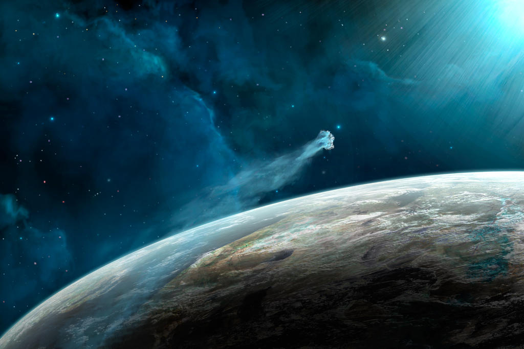 Звёздное небо и космос в картинках - Страница 21 Flying_asteroid_by_fug4s-db4m8hl