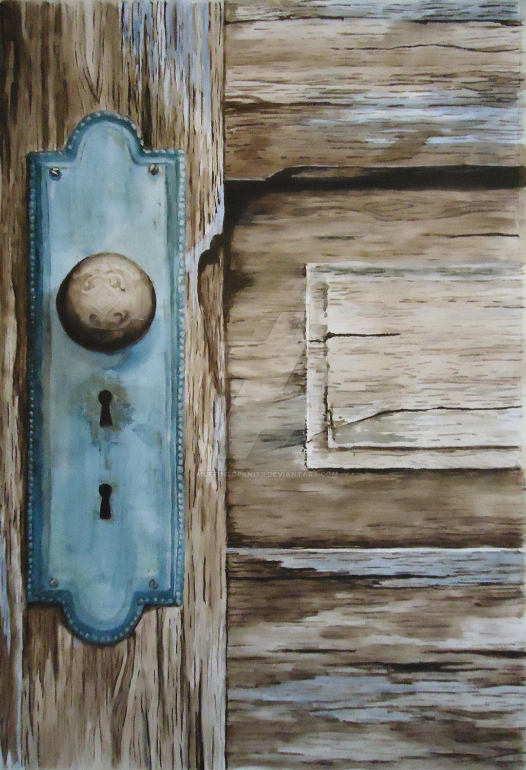 Old door by MuffinTopKnits on DeviantArt