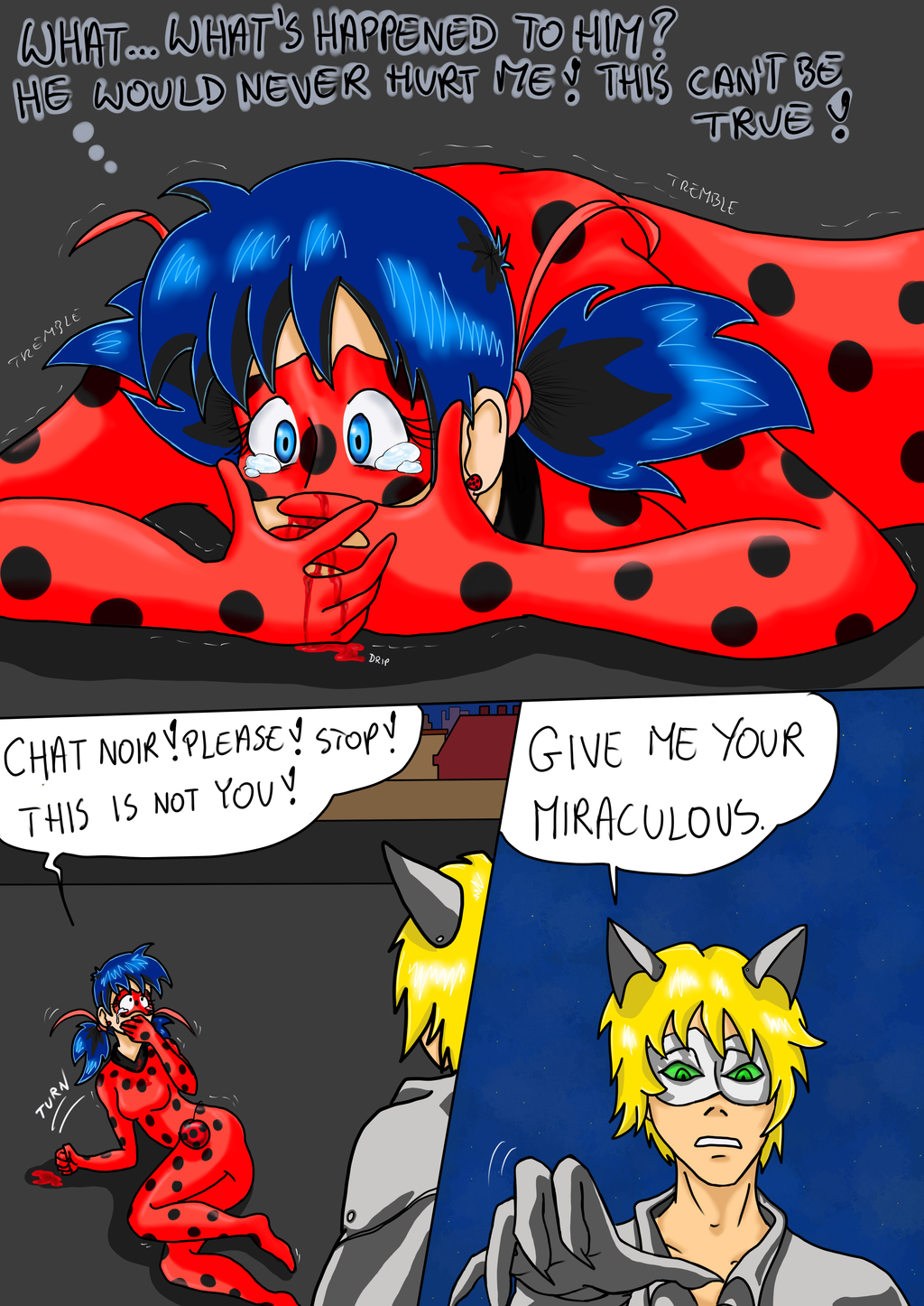 Ladybug vs Chat (Noir) Blanc page 39 by Ankyuubi on DeviantArt