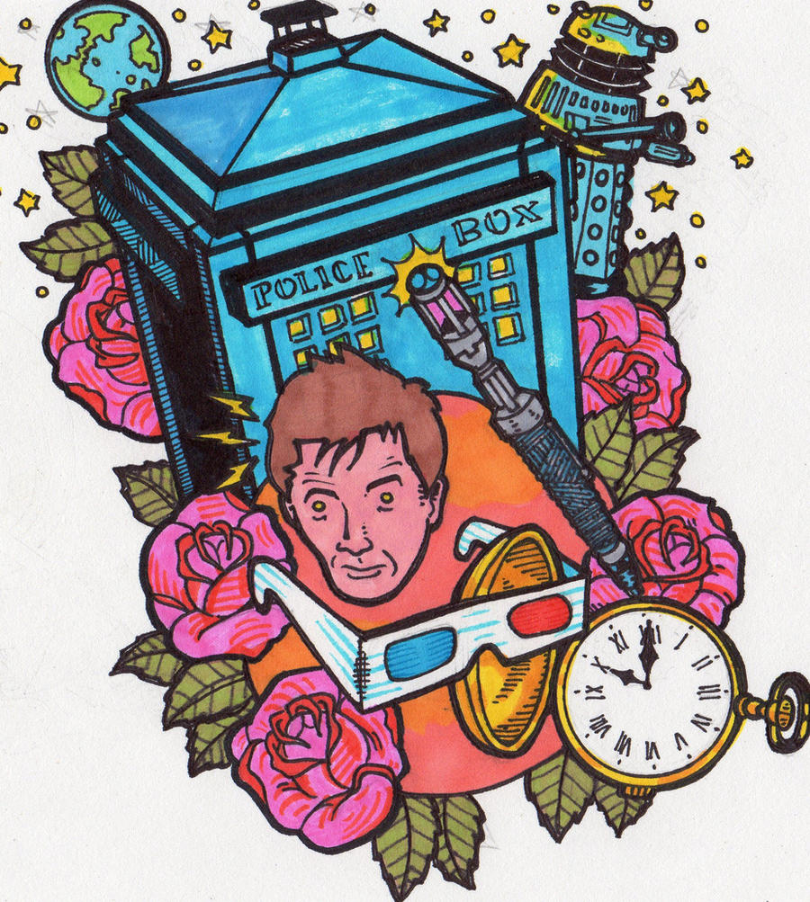 Doctor Who Tattoo Design by scrubpod on DeviantArt