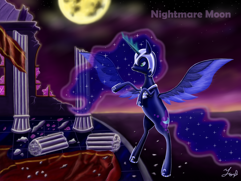 Return to us, Nightmare Moon by MyHysteria on DeviantArt