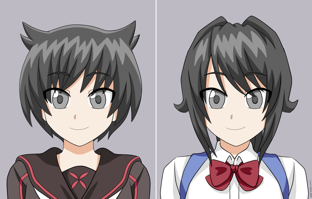 Ayano Old And New Design By Shuffledyandere On Deviantart